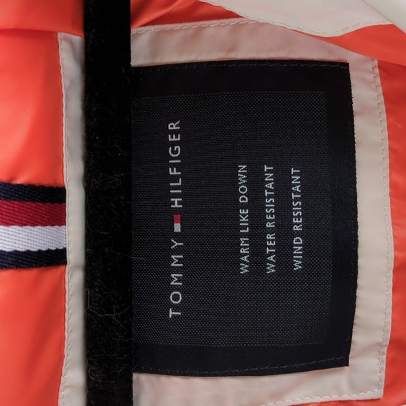 Tommy Hilfiger Quilted Parka Jacket, Sherpa Lined Hood - Picture 3 of 12